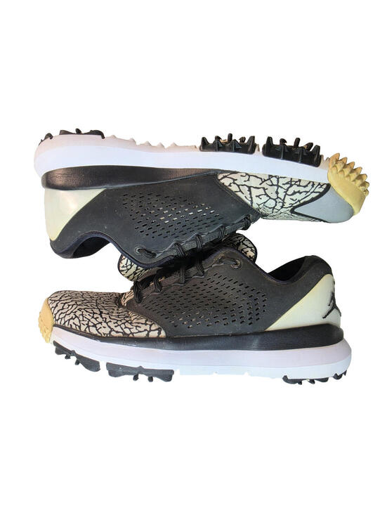 Jordan Trainer ST Golf Shoes Black Elephant Print 833359-110 Mens Size 11